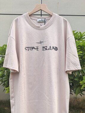 Stone Island Cream Short Sleeve Tee